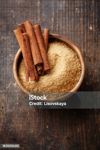istock Cinnamon and cane sugar 183505403