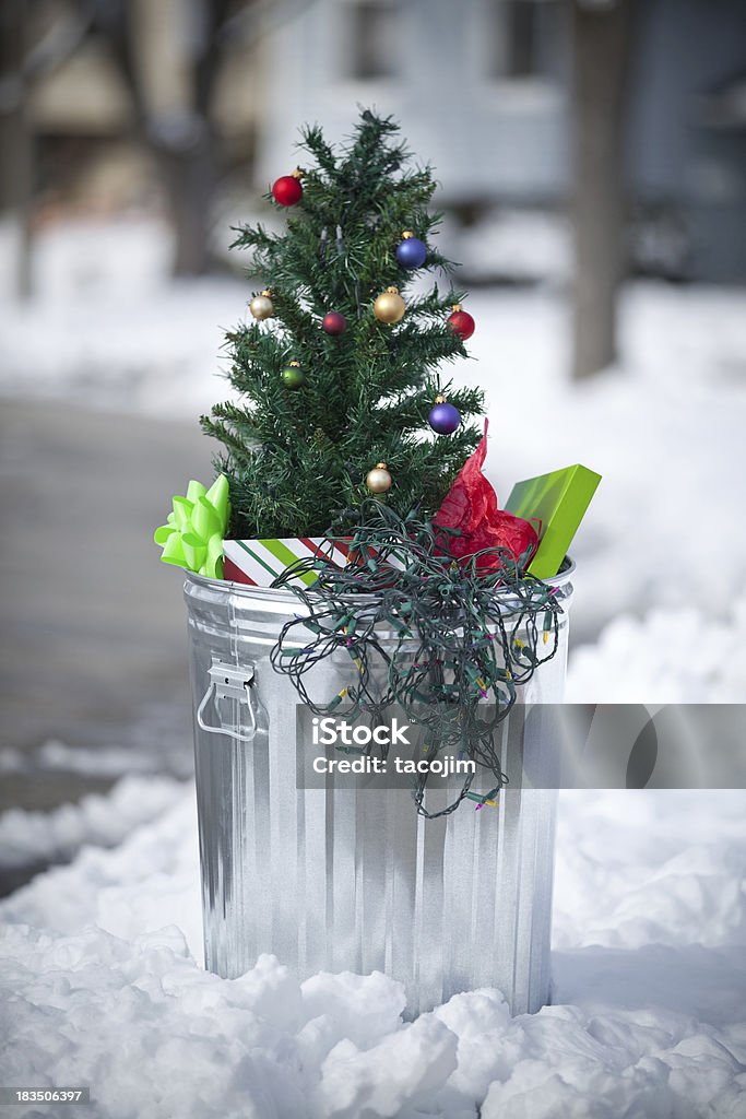 Árvore de Natal do lixo - Royalty-free Natal Foto de stock
