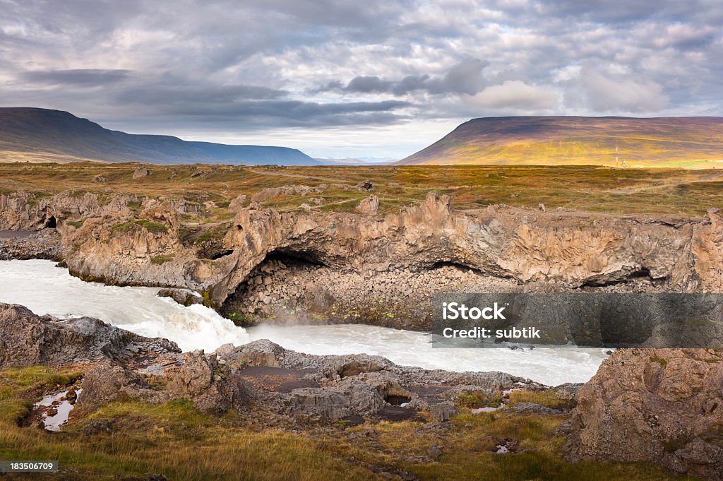 Cascata de godafoss - Foto de stock de Cascata royalty-free