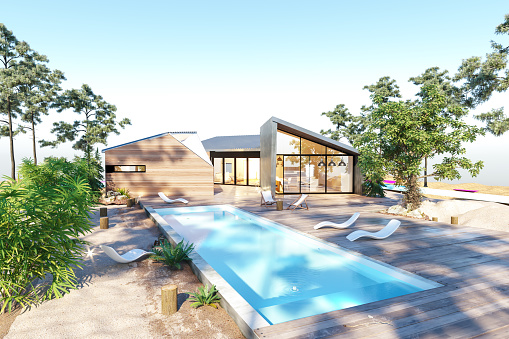 Modern Holiday Villa Resort With Swimming Pool