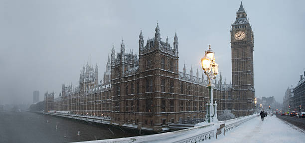 istock Rare London Snow Storm 183508498