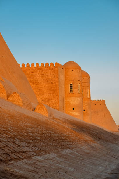 istock old oriental wall in the evening light 1835090244