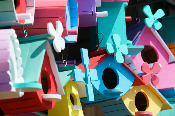istock handcraft wooden bird house 1835099646