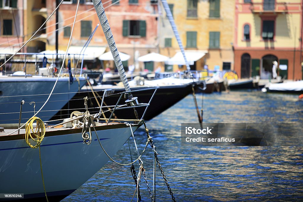 Boote im Restaurant "Portofino" - Lizenzfrei Portofino Stock-Foto