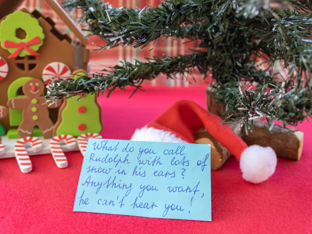 istock Christmas joke under Christmas tree 1835106375