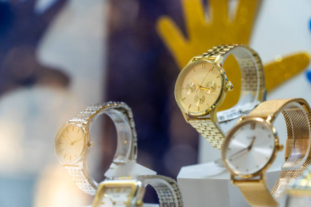 istock Luxury watches gold silver classic male design 1835110845