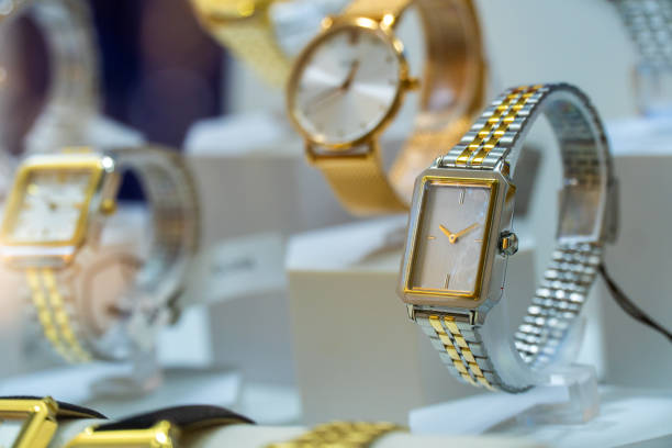 istock Luxury watches gold silver classic male design 1835110855