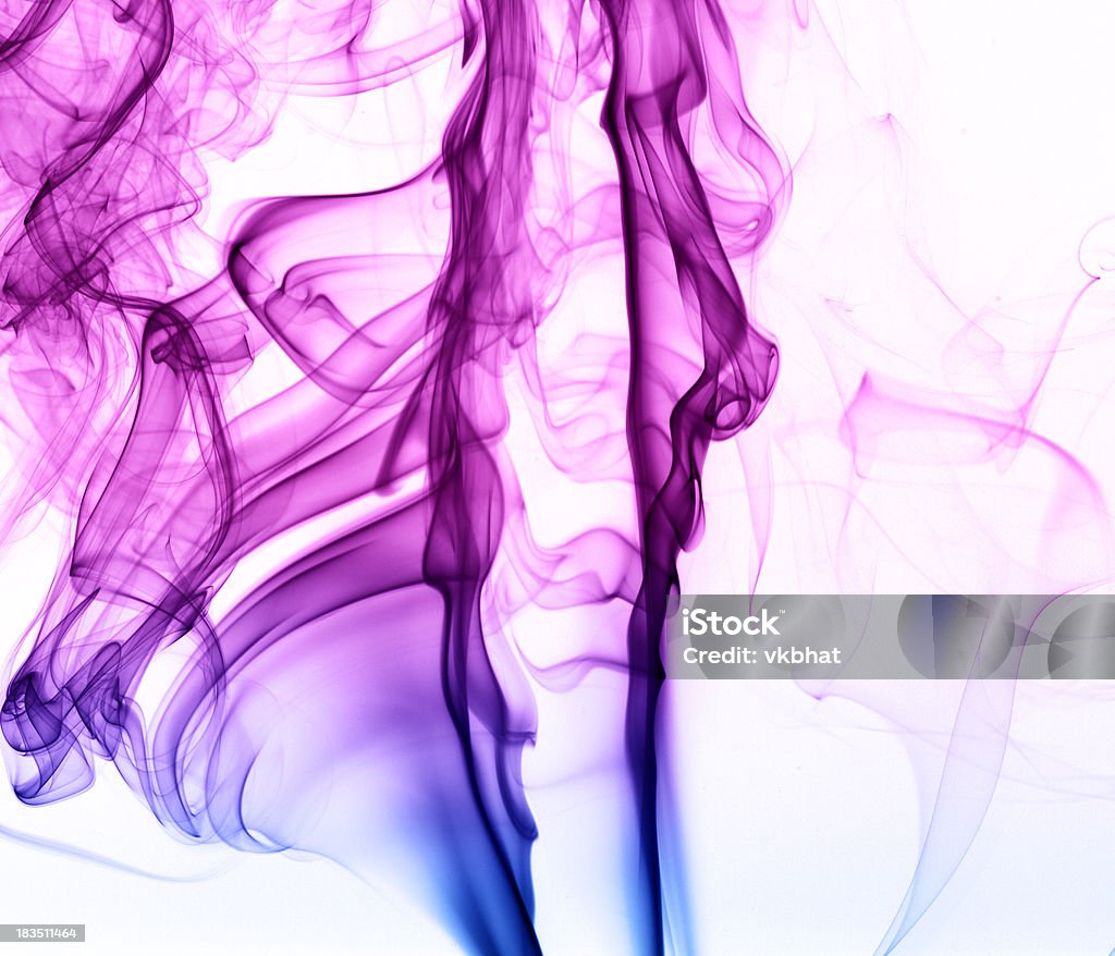 Silky smoke abstract "Beautiful, colorful and silky smoke abstract isolated on white background. High key image with copy spacePlease see my similar smoke abstract images in the lightbox below:" Abstract Stock Photo