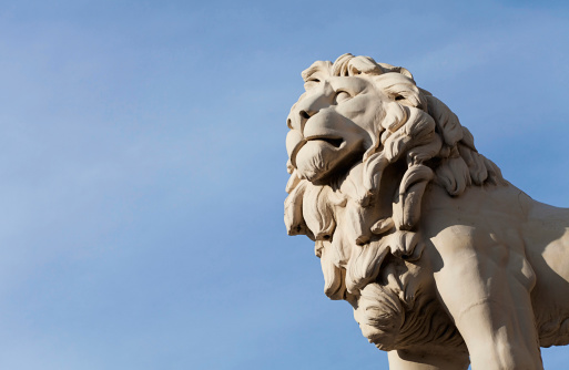 Lion Statue at Westminster Bridge London