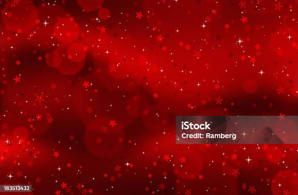 Weihnachten Hintergrund Mit Sternen Stockfoto und mehr Bilder von Weihnachten - Weihnachten, Bildhintergrund, Rot