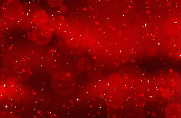 Starry christmas background stock photo