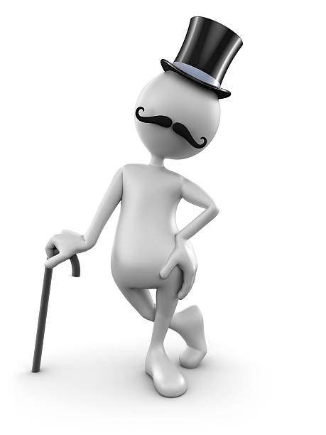 Male Professional Judge - 3D Character. A male judge who appears relaxed as if leaning back and his right hand is resting on a large key, and his left hand is bent at his waist. Judicial