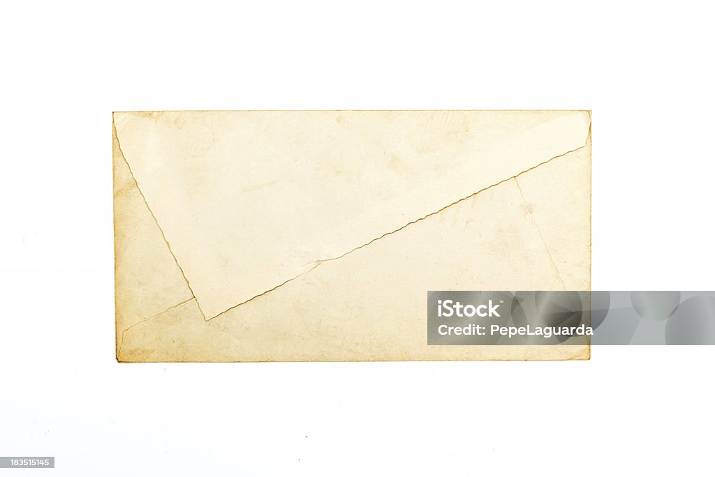 Old usado design envelope - Foto de stock de Antigo royalty-free