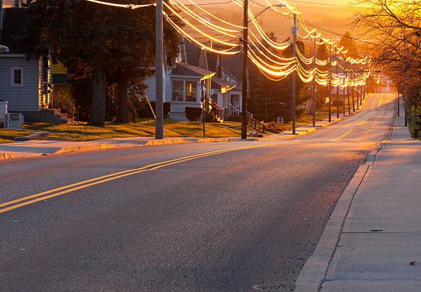 해질녘까지 street - sunset district 뉴스 사진 이미지