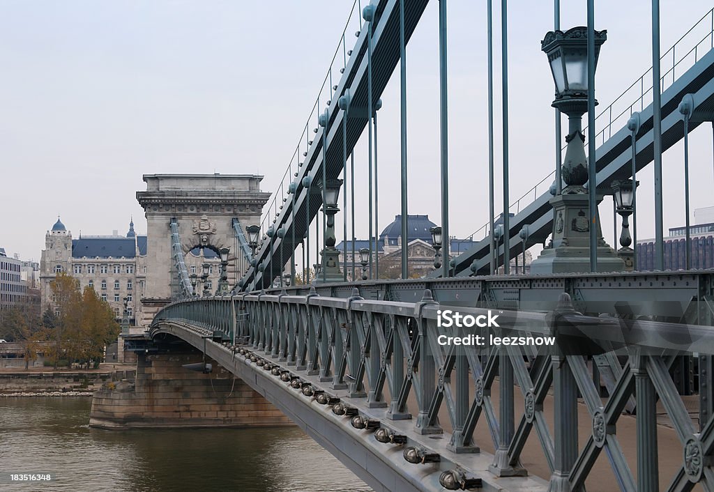 Ponte delle Catene di Budapest, Ungheria - Foto stock royalty-free di Budapest