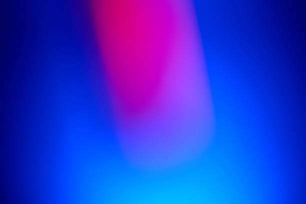 istock Abstract defocused lens red light leak on blue background 1835176329