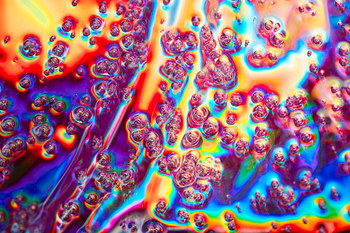 Abstract colorful fluid technology background