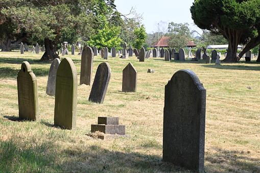 Stoke Old Cemetery summer sunny day Guildford Surrey England Europe