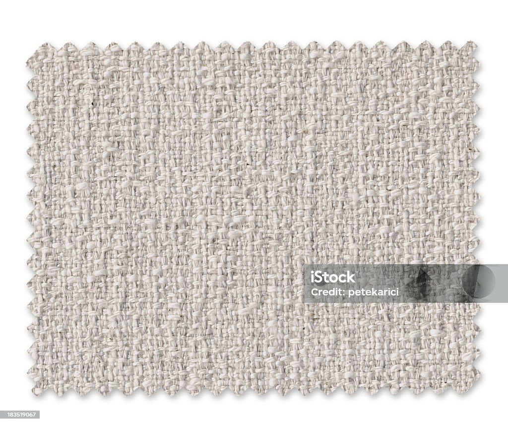 White Fabric Swatch  Beige Stock Photo