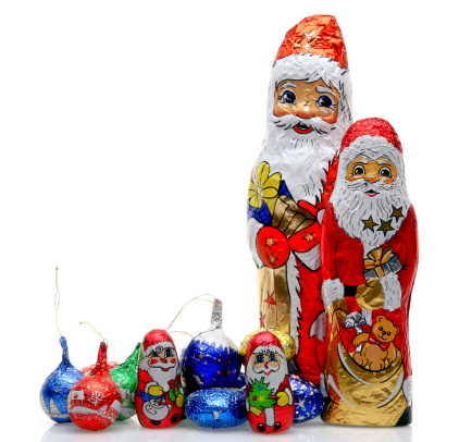 Foto de Papai Noel De Chocolate e mais fotos de stock de Chocolate - Chocolate, Papai Noel, Papel de Alumínio - iStock Foto de Papai Noel De Chocolate e mais fotos de stock de Chocolate - Chocolate, Papai Noel, Papel de Alumínio - iStock
