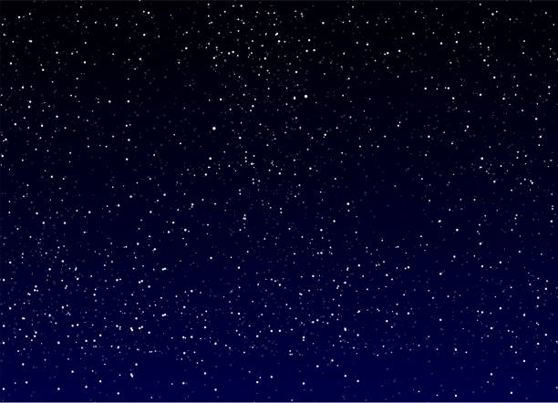 sky with stars. - noc stock illustrations