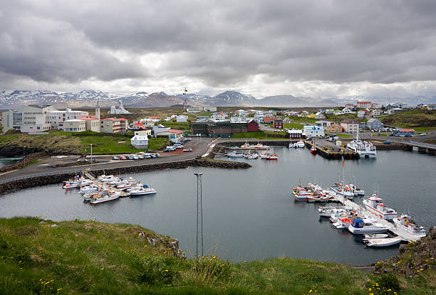 istock Stykkisholmur Harbor, Iceland 183521526