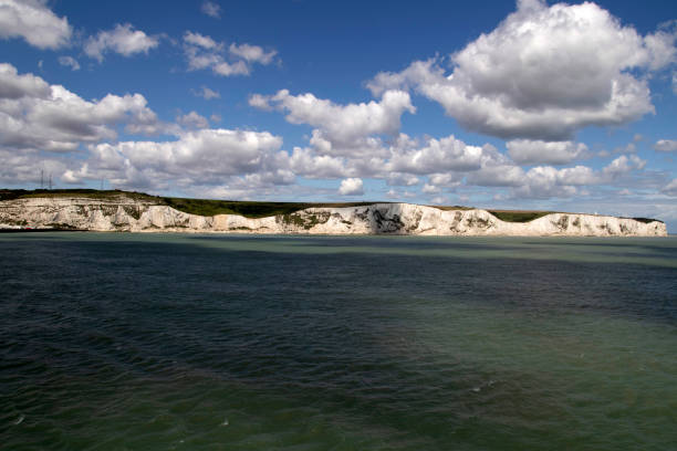 Wunderschöne weiße Klippen der englischen Küste – Foto