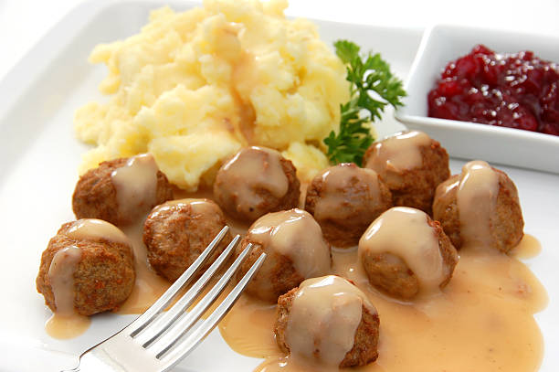 Polpette svedese - foto stock