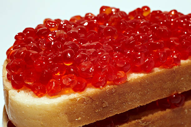 sandwich mit Roter Kaviar – Foto