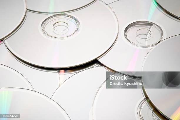 スタックドブランク Cd テクスチャ背景 - CD-ROMのストックフォトや画像を多数ご用意 - CD-ROM, DVD, カラフル