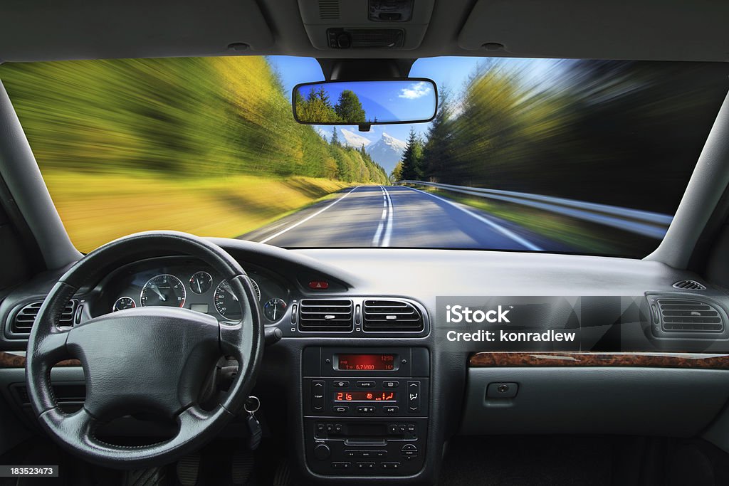 Driving - speed concept Car Stock Photo