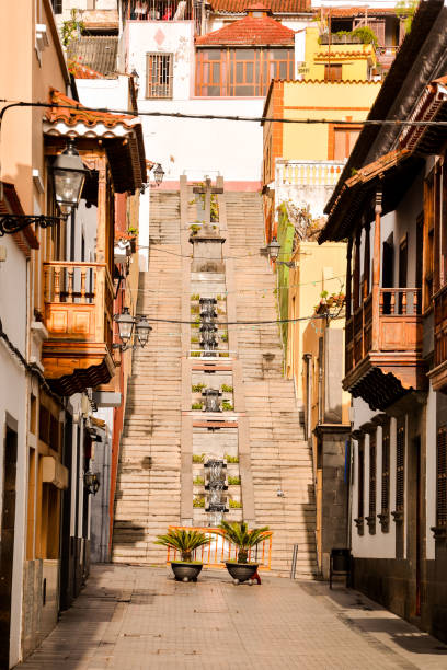 istock Colored Modern Building and stairs in Las Palmas 1835235723