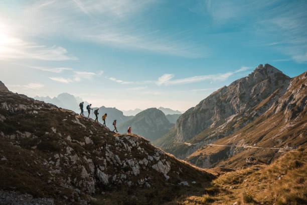 istock Diverse Friends Enjoying a Sunny Mountain Hike Together 1835249832