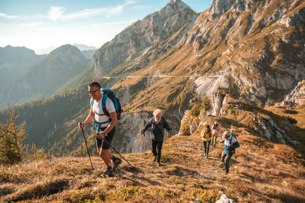 istock Diverse Friends Having Fun on Mountain Hike 1835249857