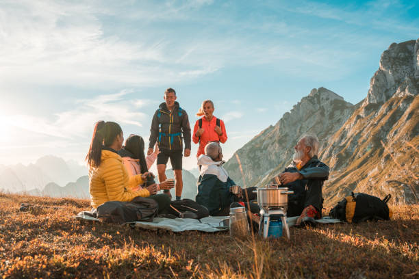 istock Diverse Group Takes a Break with Tea at Hilltop 1835252032