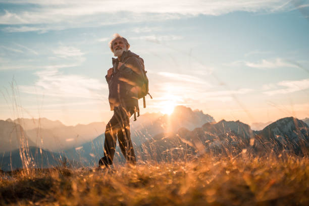 istock Senior Mixed Race Male Admiring Landscape During a Hike 1835252569