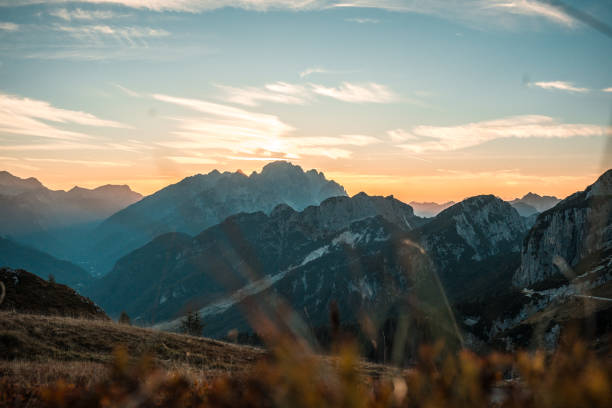 istock Panoramic View from Mangart Saddle in the Alps 1835252570