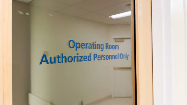 istock Authorized personnel sign against industrial backdrop, emphasizing restricted access and safety protocols 1835262860