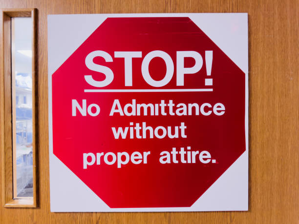 istock Authorized personnel sign against industrial backdrop, emphasizing restricted access and safety protocols 1835263372