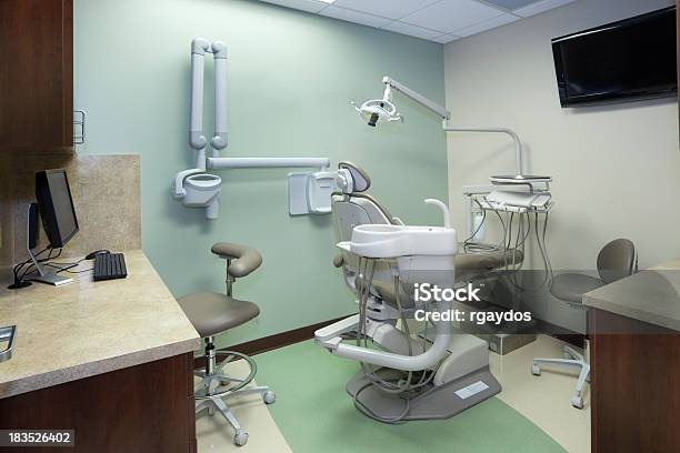 Dentystyczna Operacja - zdjęcia stockowe i więcej obrazów Badanie lekarskie - Badanie lekarskie, Bez ludzi, Fotel dentystyczny