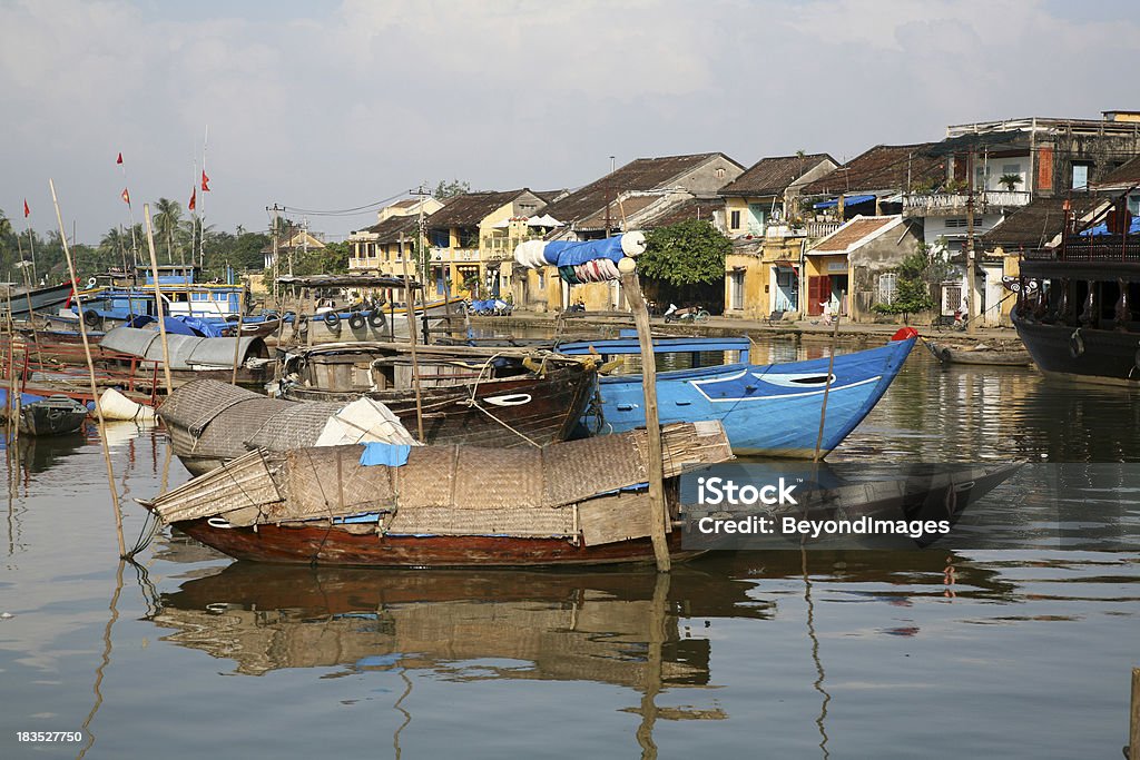Río barcos, Hoi un - Foto de stock de Hoi An libre de derechos