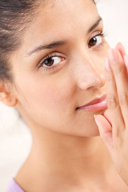 istock Young Hispanic woman with hands together 183527829