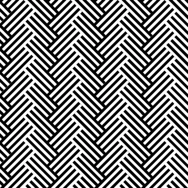 Vector illustration of Herringbone pattern. Seamless geometric art deco design background. Vector image