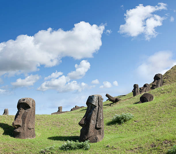 istock Moai at Rano Raraku Easter Island, Chile 183529532