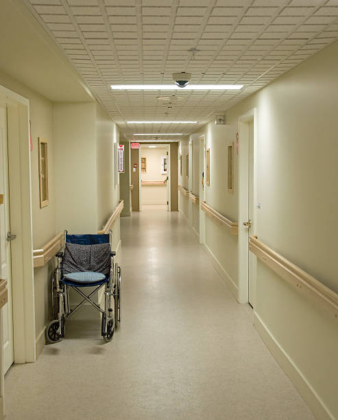 istock Senior's Hallway with Wheelchair 183530123