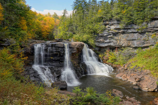 istock Blackwater Falls Surrounded by Autumn Color 1835315105