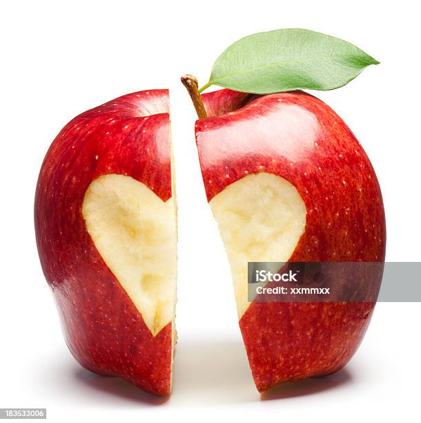 Separation Stock Photo - Download Image Now - Apple - Fruit, Breaking, Broken