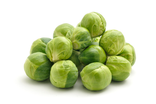 Fresh Sprouts isolated on a white background.