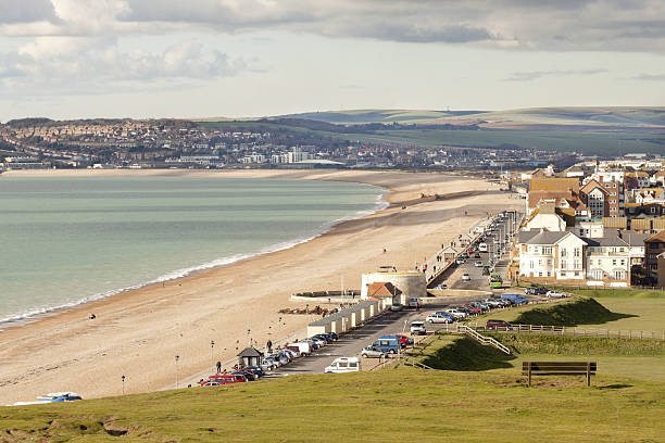 istock Seaside town and beach in the UK 183537256