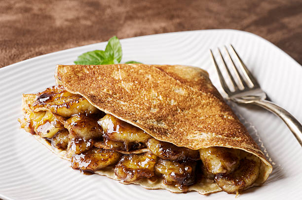 Crepe de Brigadeiro e Banana Delicioso e Fácil - receita deliciosa profissional - passo 2
